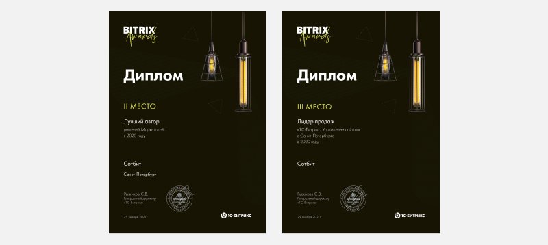 Фото 2: «Сотбит в лидерах! Итоги Bitrix Awards 2020!»