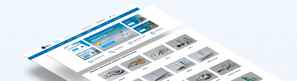 Применение технологии Композитный сайт для сайта Мир крепежа