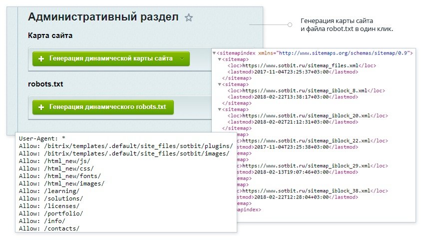 Генерация карты сайта и файла robots.txt в 1 клик Генерация карты сайта и файла robots.txt в 1 клик