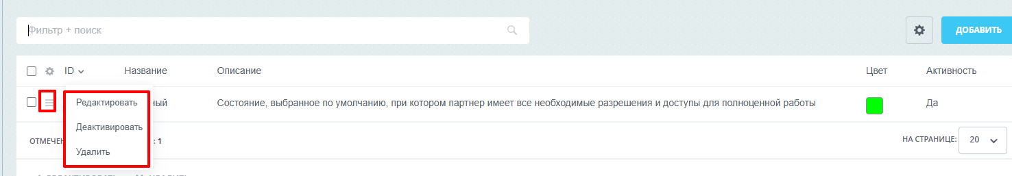 Документация Сотбит: . Настройка прав доступа. Картинка 2