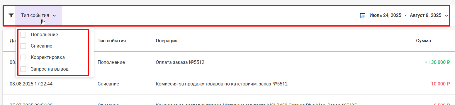 Документация Сотбит: . Финансы. Картинка 3