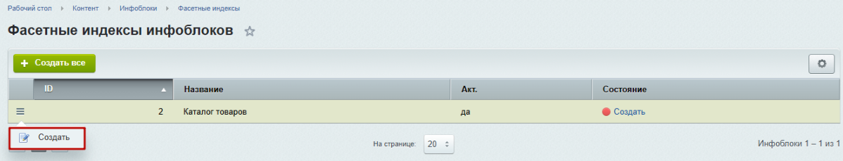 Документация Сотбит: Сотбит: B2B. Фасетные индексы. Картинка 1