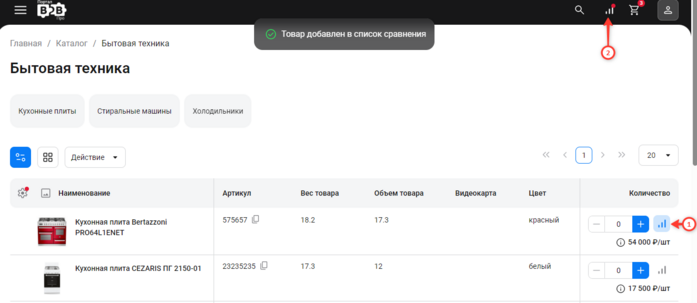 Документация Сотбит: . Настройки каталога. Картинка 1