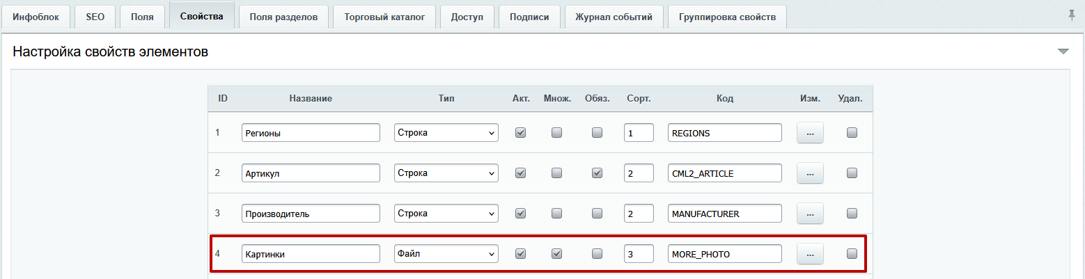 Документация Сотбит: Сотбит: B2B. Вывод картинок в галерее. Картинка 1