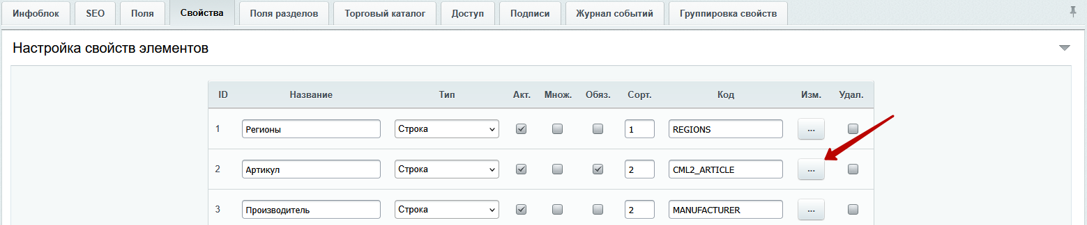Документация Сотбит: Сотбит: B2B. Вывод свойств. Картинка 1